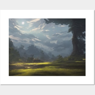 landscape pictures for wall soft Posters and Art